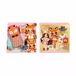 Na Na Na Surprise Camping Dolls Sierra Foxtail - Fox-Inspired 7.5