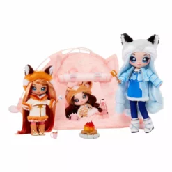 Na Na Na Surprise Kitty-Cat Campground Tent Playset With 10+ Accessories