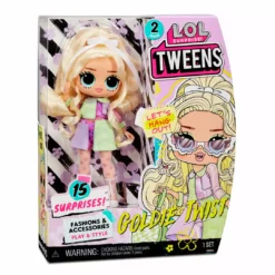 L.O.L. Surprise! Official Store Fashion Dolls LOL Surprise Tweens Series 2 Fashion Doll Goldie Twist With 15 Surprises