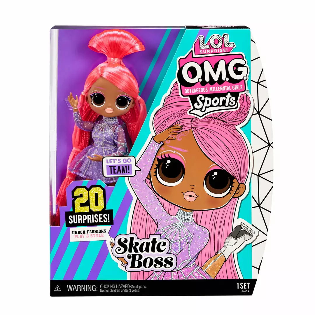 L.O.L. Surprise! Official Store LOL Surprise OMG Sports Fashion Doll Skate Boss With 20 Surprises