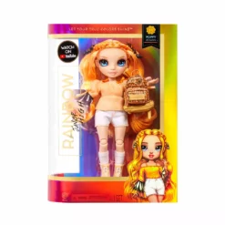 Rainbow High Junior High Poppy Rowan - 9-inch ORANGE Fashion Doll With Accessories
