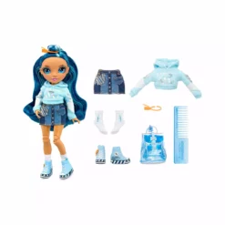 Rainbow High Junior High Skyler Bradshaw - 9-inch BLUE Fashion Doll With Accessories
