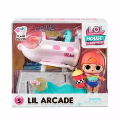 L.O.L. Surprise! Official Store LOL Surprise OMG House Of Surprises Lil Arcade Playset With Sk8er Grrrl With 8 Surprises Doll Accessories