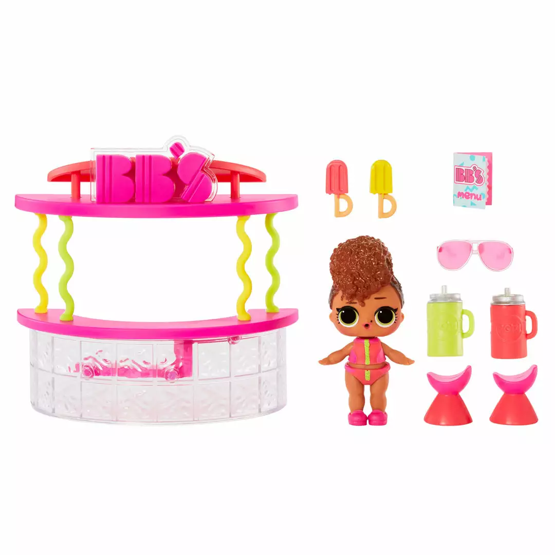 L.O.L. Surprise! Official Store LOL Surprise OMG House Of Surprises Snack Bar Playset With Rip Tide With 8 Surprises
