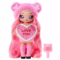 Na Na Na Surprise Gisele Goodheart - Pink Teddy Bear-Inspired 7.5