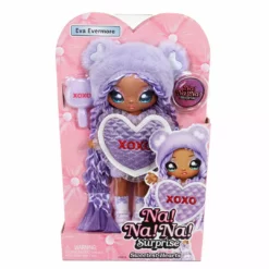 Na Na Na Surprise Eva Evermore - Lavender Teddy Bear-Inspired 7.5