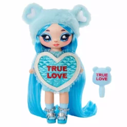 Na Na Na Surprise Lily Sarang - Blue Teddy Bear-Inspired 7.5