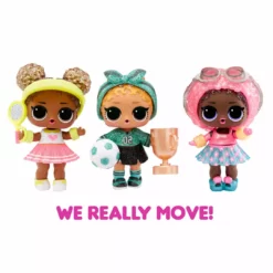 L.O.L. Surprise! Official Store LOL Surprise All-Star Sports Moves Series 7, Unbox 8 Surprises, Including A Movement Feature