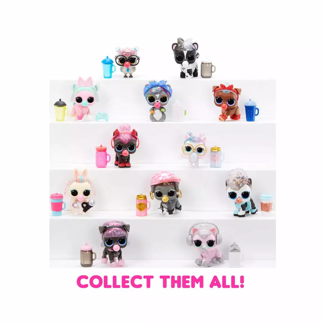 L.O.L. Surprise! Official Store LOL Surprise Glitter Color Change Pets With 5 Surprises