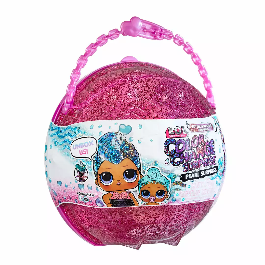 L.O.L. Surprise! Official Store LOL Surprise Glitter Color Change Pearl Surprise Interactive Playset - Purple New Releases