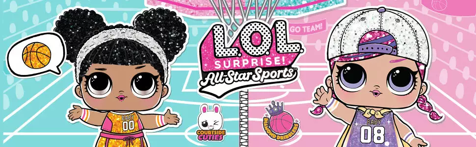 L.O.L. Surprise! Official Store LOL Surprise All-Star B.B.s Sports Sparkly Basketball Series With 8 Surprises Collectible Dolls