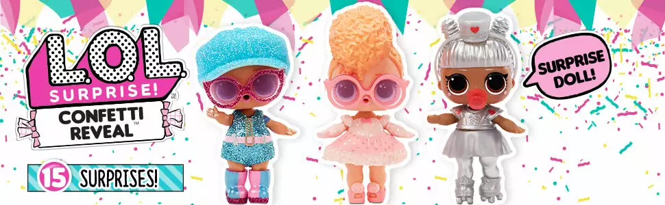 Create Your Own Bundle LOL Surprise Confetti Reveal Series 2 With 15 Surprises
