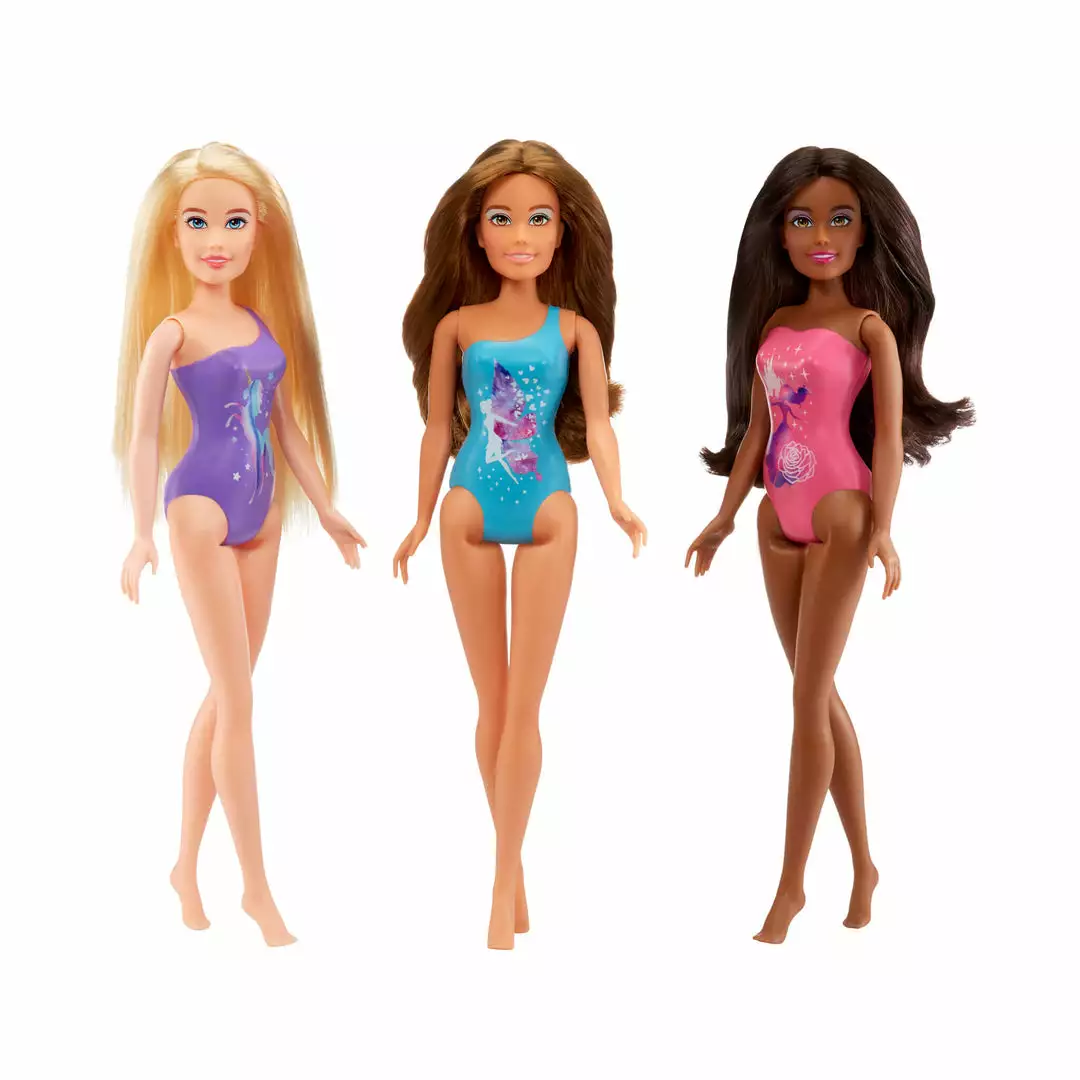 MGA's Dream Ella Splash Doll - DreamElla, 11.5" Brunette Hair Doll In Teal Swimsuit