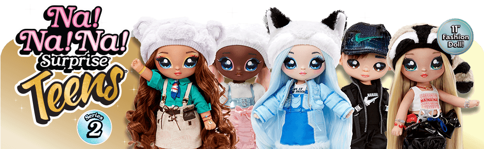 Na Na Na Surprise Teens Fashion Doll β Amelia Outback, Australian Koala Inspired