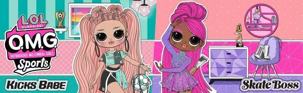 L.O.L. Surprise! Official Store LOL Surprise OMG Sports Fashion Doll Skate Boss With 20 Surprises