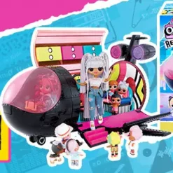 LOL Surprise OMG Remix 4-in-1 Plane Playset Transforms - 50 Surprises Doll Accessories