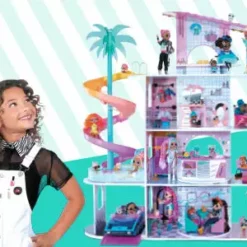 LOL Surprise OMG House Of Surprises – New Real Wood Doll House With 85+ Surprises Best Sellers