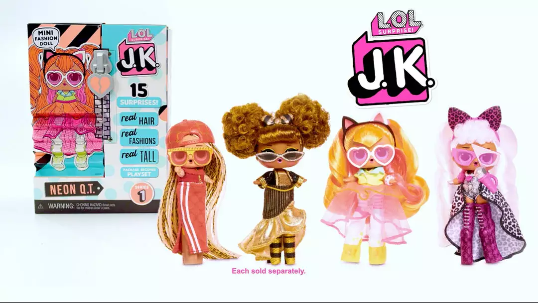 LOL Surprise J.K. Mini Fashion Doll - Neon Q.T. With 15 Surprises Sale