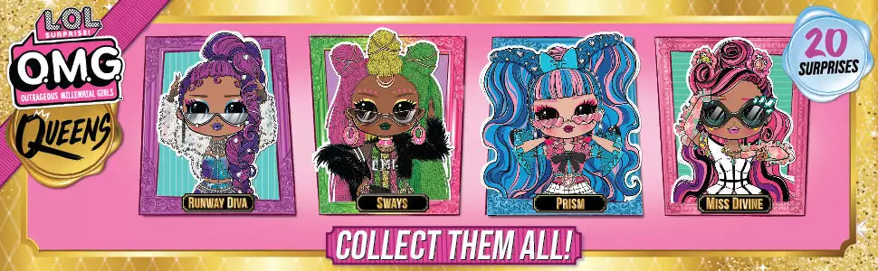 L.O.L. Surprise! Official Store LOL Surprise OMG Queens Prism Fashion Doll With 20 Surprises Sale