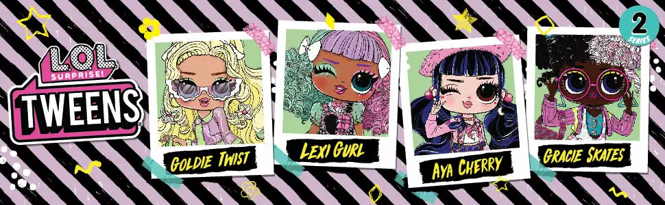 L.O.L. Surprise! Official Store LOL Surprise Tweens Series 2 Fashion Doll Lexi Gurl With 15 Surprises Fashion Dolls