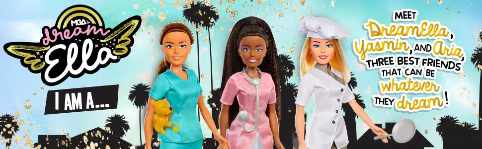 MGA’s Dream Ella I AM A Baker Fashion Doll - Aria 11.5" Fashion Doll