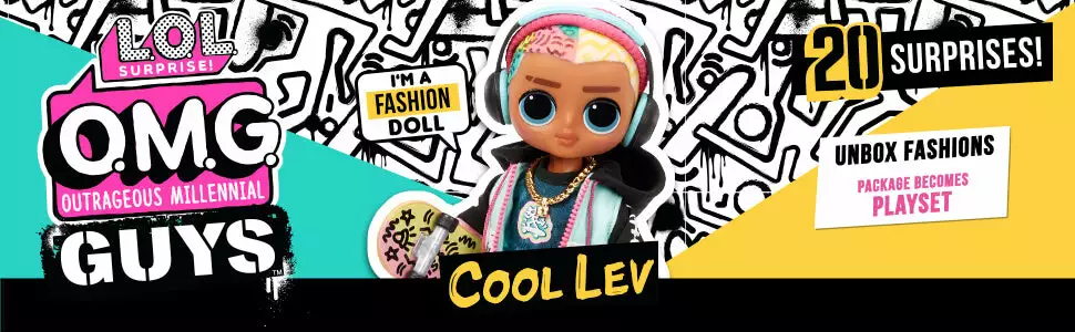 LOL Surprise OMG Guys Fashion Doll Cool Lev Sale