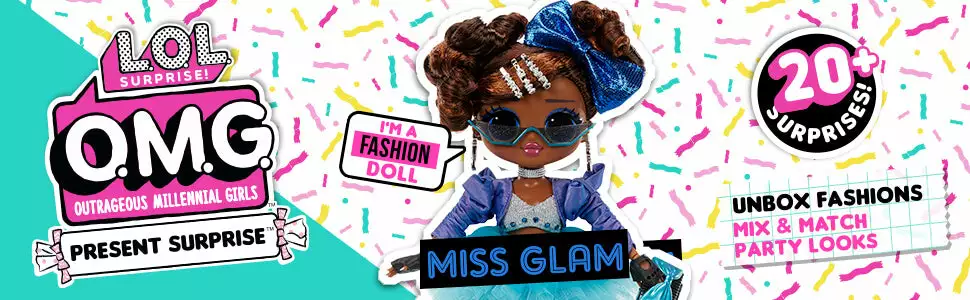 LOL Surprise OMG Present Surprise Fashion Doll Miss Glam Sale