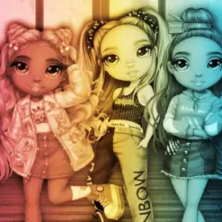 Rainbow High Junior High Poppy Rowan - 9-inch ORANGE Fashion Doll With Accessories