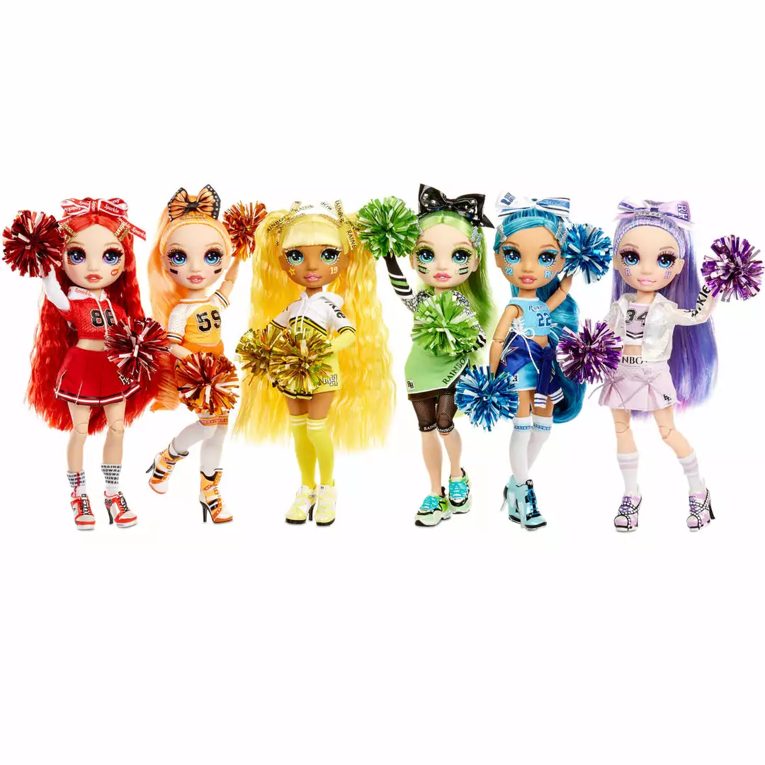 Rainbow High Cheer Ruby Anderson β Red Cheerleader Fashion Doll