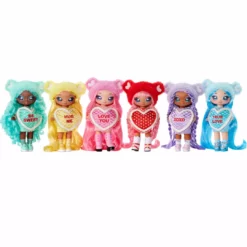 Na Na Na Surprise Valentina Moore - Red Teddy Bear-Inspired 7.5