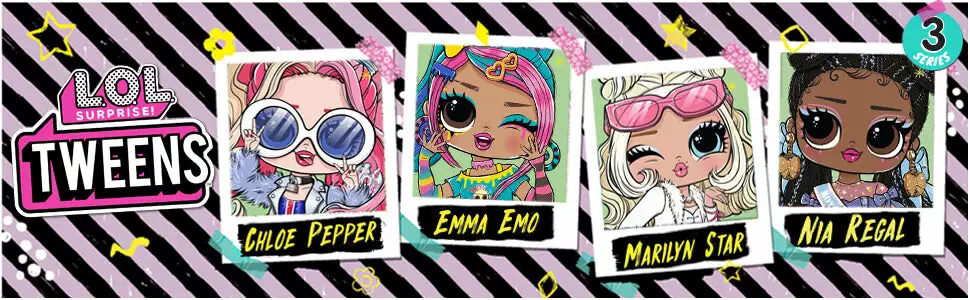 L.O.L. Surprise! Official Store New Releases LOL Surprise Tween Series 3 Fashion Doll Marilyn Star With 15 Surprises