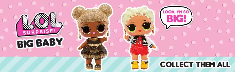 LOL Surprise Big Baby Queen Bee- 11 Inch Large Baby Doll With Colorful Surprises