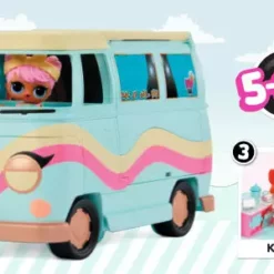 L.O.L. Surprise! Official Store LOL Surprise 5-N-1 Grill & Groove Camper, Fully Furnished Playset With Multiple Surprises